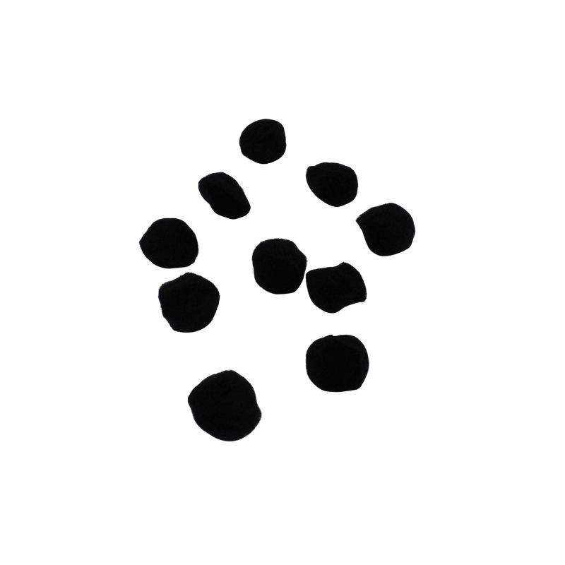 POM POM 25MM NEGRO