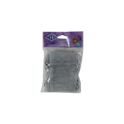 BOLSITA DE ORGANZA 3X4 PLATA
