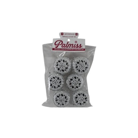 COFRE MINI REDONDO FILIGREE PLATA