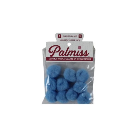 POM POM 25MM AZUL CIELO