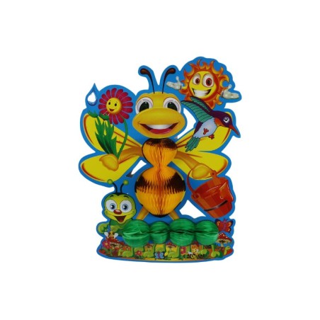 ABEJA C/ORUGA PAPEL CHINA