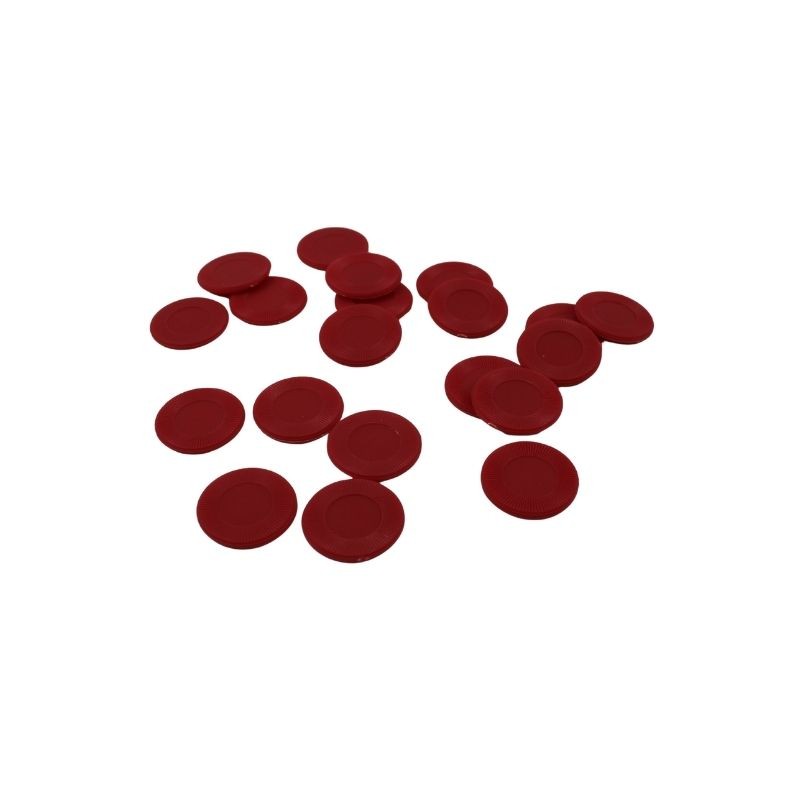 FICHAS PARA JUEGO ROJO