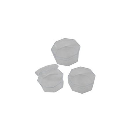 CAJA ACRÍLICA HEXAGONAL 3.25