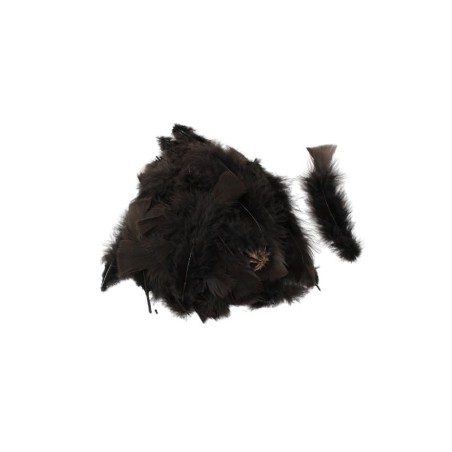 PLUMA DE PAVO CAFÉ