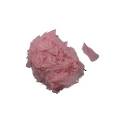 PLUMA DE PAVO ROSA