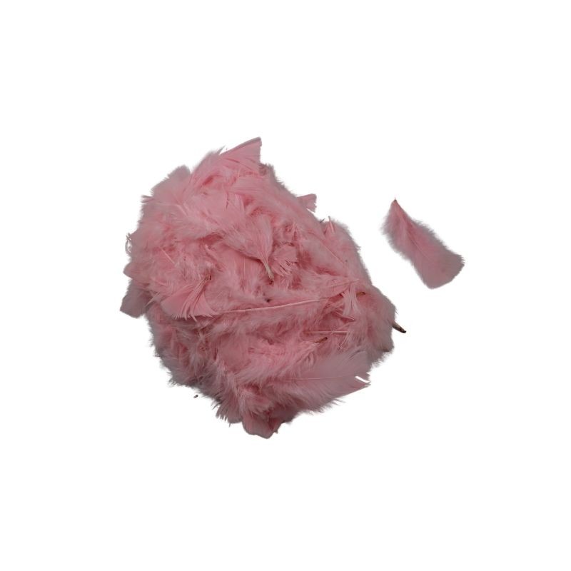 PLUMA DE PAVO ROSA