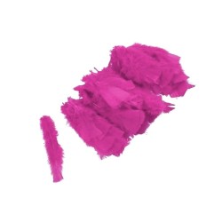 PLUMA DE PAVO FUCSIA