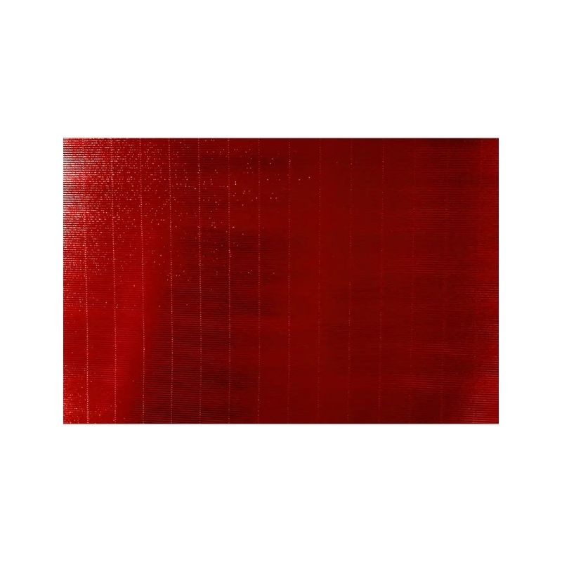 CARTÓN CORRUGADO METÁLICO ROJO