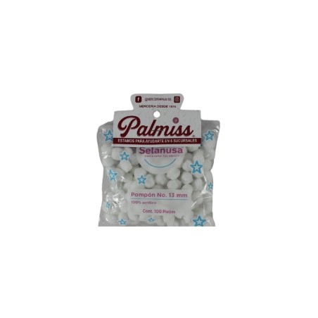 POM POM 13MM BLANCO