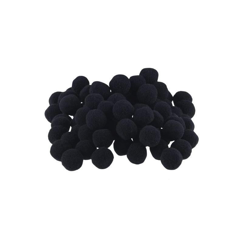 POM POM 13MM NEGRO