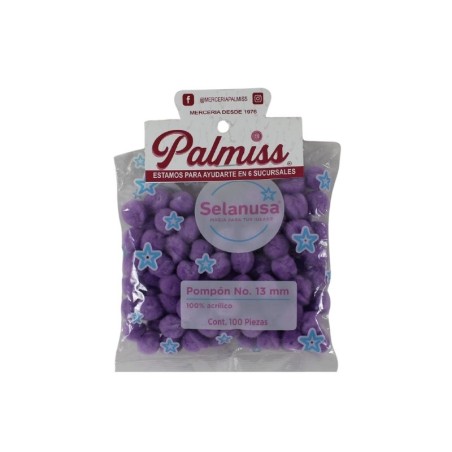POM POM 13MM LILA