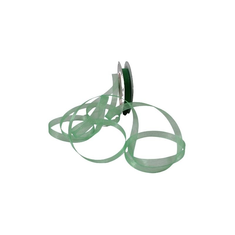 LISTÓN ORGANZA LISO NUM 1.5 MENTA