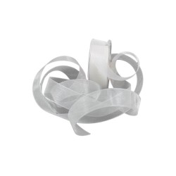 LISTÓN ORGANZA LISO NUM 5 BLANCO