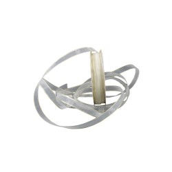 LISTÓN ORGANZA ORILLA LUREX NUM 1.5 BLANCO