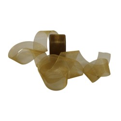 LISTÓN ORGANZA LISO NUM 9 DORADO