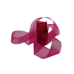 LISTÓN ORGANZA LISO NUM 9 BUGAMBILIA