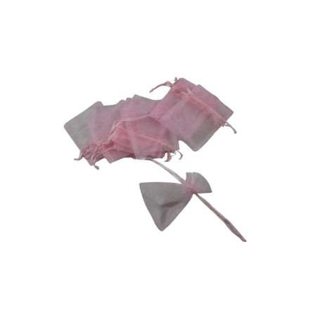 BOLSITA DE ORGANZA 3X4 ROSA