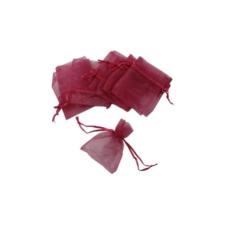BOLSITA DE ORGANZA 3X4 FUCSIA