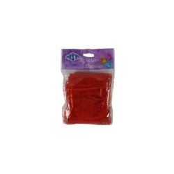BOLSITA DE ORGANZA 3X4 ROJA