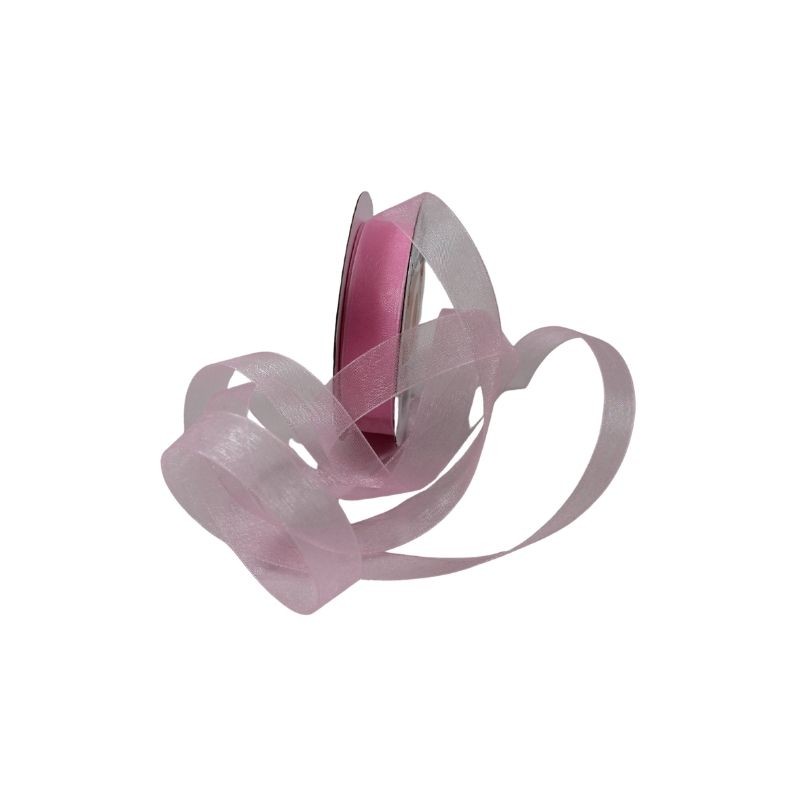 LISTÓN ORGANZA LISO NUM 3 ROSA