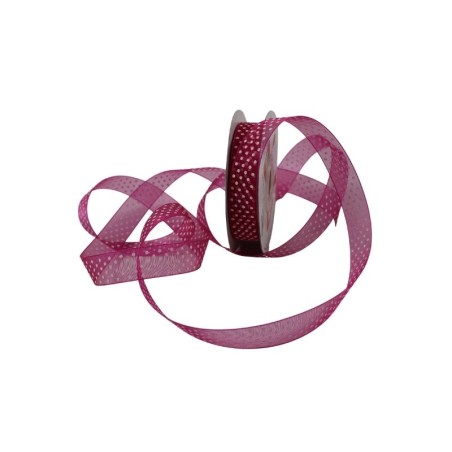 ORGANZA BUGAMBILIA NUM 3 CON LUNARES