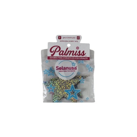 ESTRELLA HOLOGRAFICA PLATA