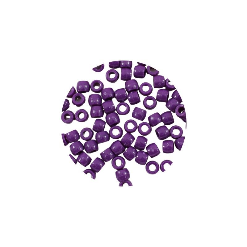 CUENTA PONY OPACA MORADO
