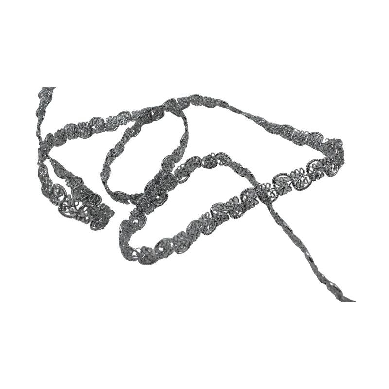 ESPIGUILLA METÁLICA GRECA PLATA