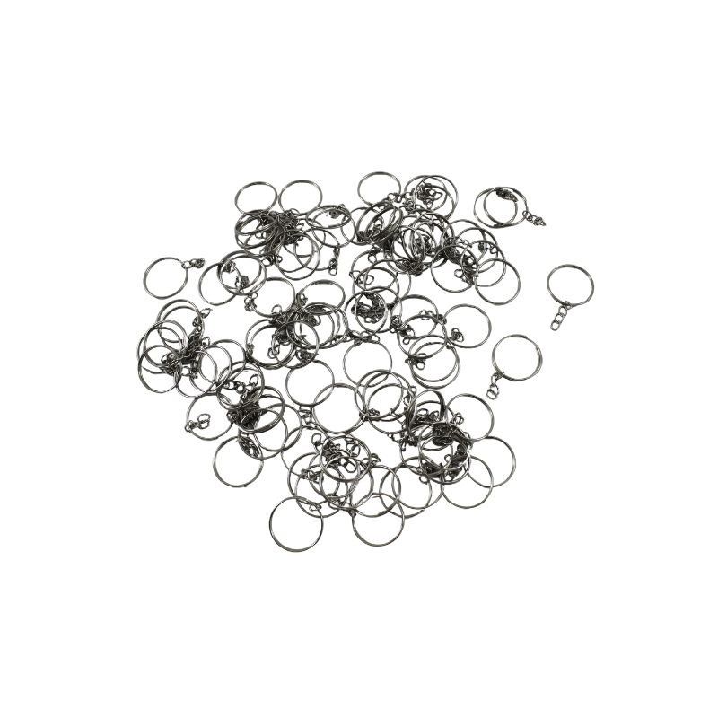 ARGOLLA PARA LLAVERO CON CADENA 2CM