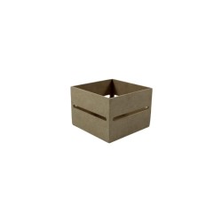 HUACAL DE MADERA MDF 10X10CM