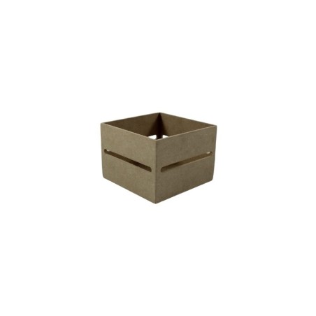 HUACAL DE MADERA MDF 10X10CM