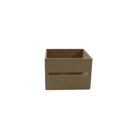 HUACAL DE MADERA MDF 10X10CM