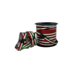 LISTÓN CURLY TRICOLOR METÁLICO