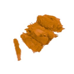 PLUMA DE PAVO NARANJA