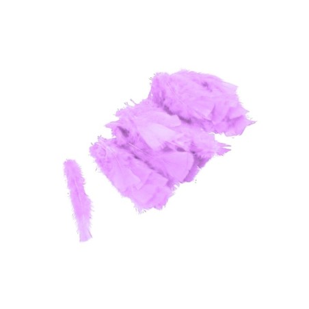 PLUMA DE PAVO LILA