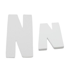 UNICEL LETRA N 20X12 CMS