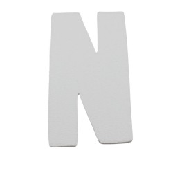 UNICEL LETRA N 28X15 CMS