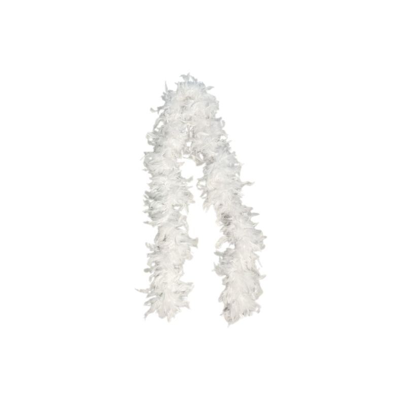 BOA DE PLUMAS BLANCA