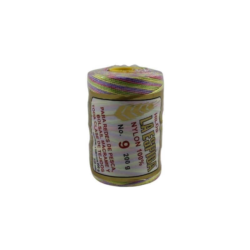 HILO NYLON NUM 9 DE COLORES