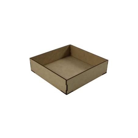 CAJA CUADRADA MDF 17X17