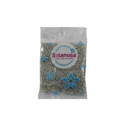 CHAQUIRA BRILLANTE METÁLICA PLATA