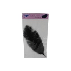 PLUMA DE AVESTRUZ NEGRA