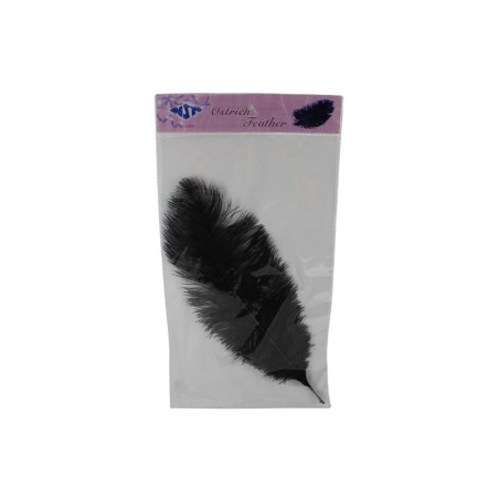 PLUMA DE AVESTRUZ NEGRA