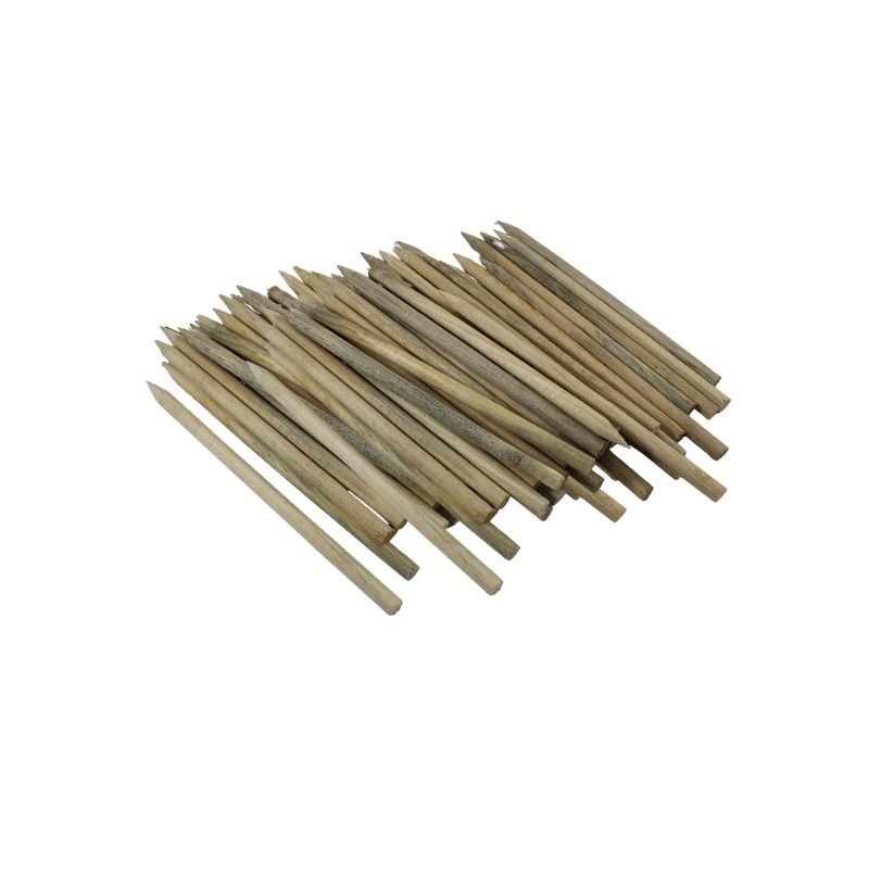 PALO DE MADERA CON PUNTA 1/2KG
