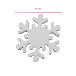 COPO DE NIEVE DE UNICEL 16X16CM