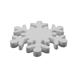 COPO DE NIEVE DE UNICEL 20X20CM
