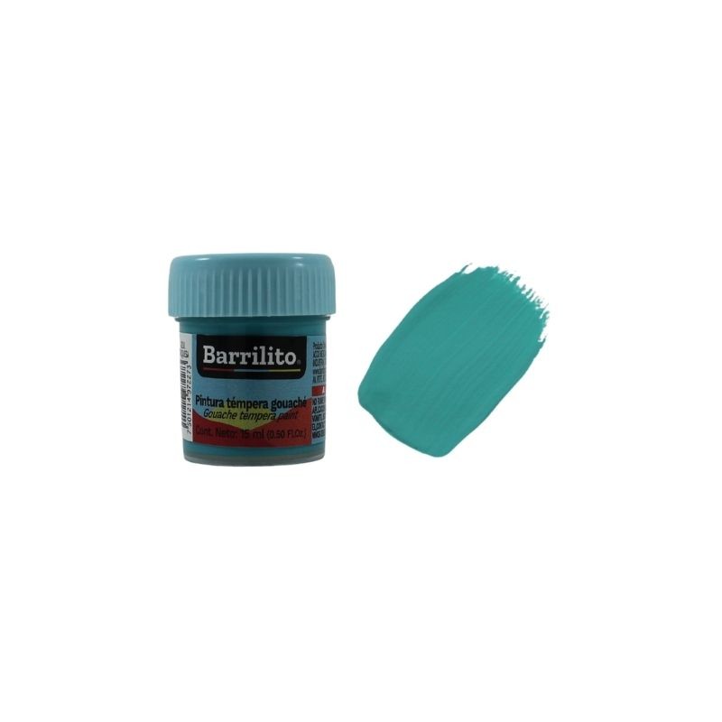 PINTURA TÉMPERA 15ML AZUL TURQUESA