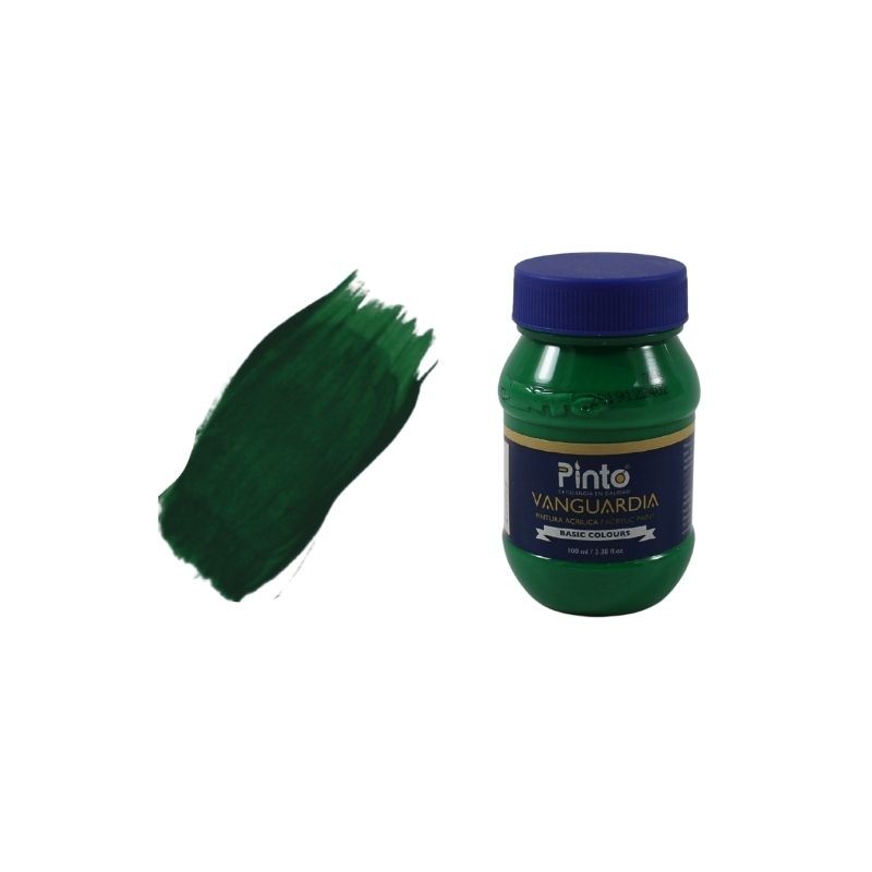 PINTURA ACRÍLICA 100ML VERDE HOJA