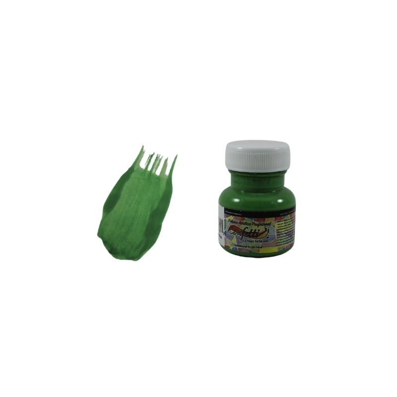 PINTURA ACRÍLICA 30ML VERDE HOJA