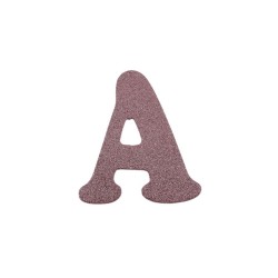 LETRA A FOMI ROSA
